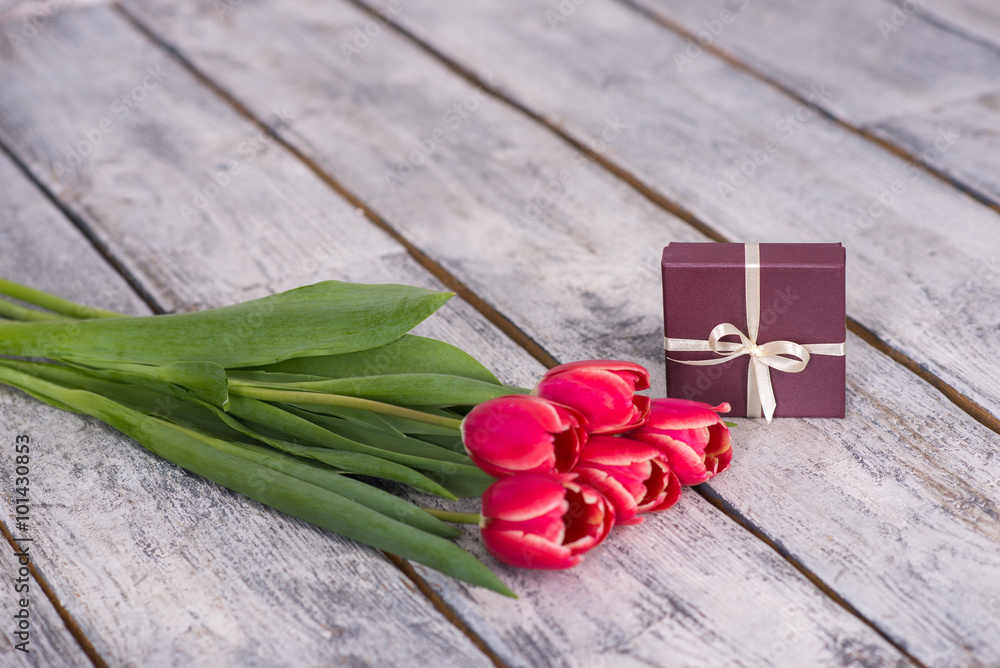 flowers, gift, tulips, background flowers, gift, tulips, background