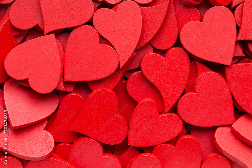 More small red hearts background. More small red hearts background.