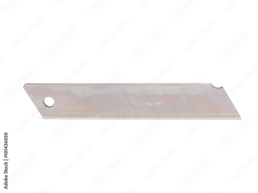 replaceable blade knife on a white background replaceable blade knife on a white background