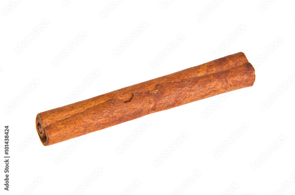 cinnamon stick on a white background cinnamon stick on a white background