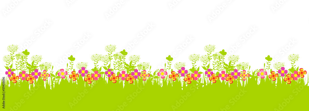happy easter. Spring banner happy easter. Spring banner