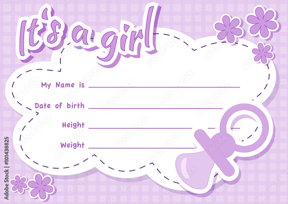 It`s a girl - Schnuller It`s a girl - Schnuller