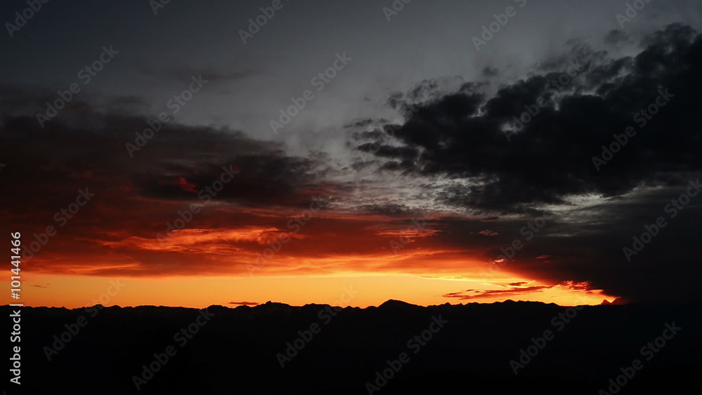 Sierra Nevada Mountains Sunset Clouds 05 Time Lapse California Sierra Nevada Mountains Sunset Clouds 05 Time Lapse California