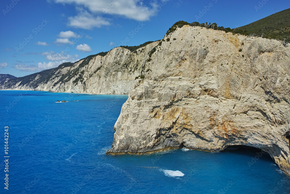 Rocks near Porto Katsiki Beach, Lefkada, Ionian Islands, Greece