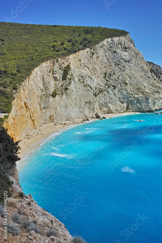 Amazing Panorama of Porto Katsiki Beach, Lefkada, Ionian Islands, Greece