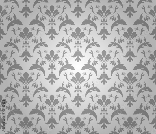 Vintage floral background pattern.