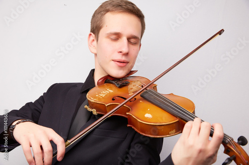 young man with a violin