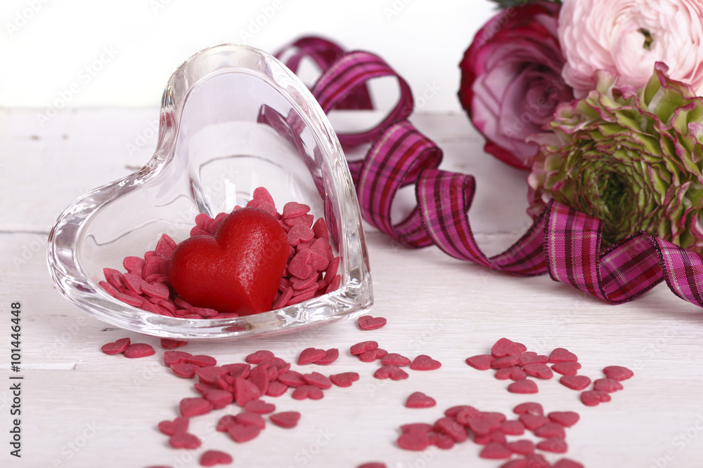 sag es mit herz StockFoto Adobe Stock