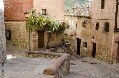Fototapeta Naklejka Na Ścianę i Meble -  Albarracin, medieval terracotte village in Spain