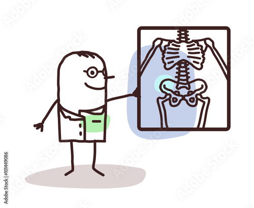 cartoon radiologist