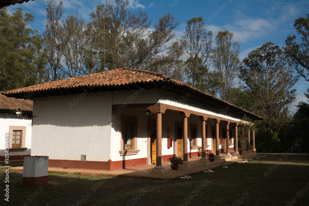 Hermosa casa antigua en un pueblo de Morelia Michoacán. Stock Photo | Adobe  Stock