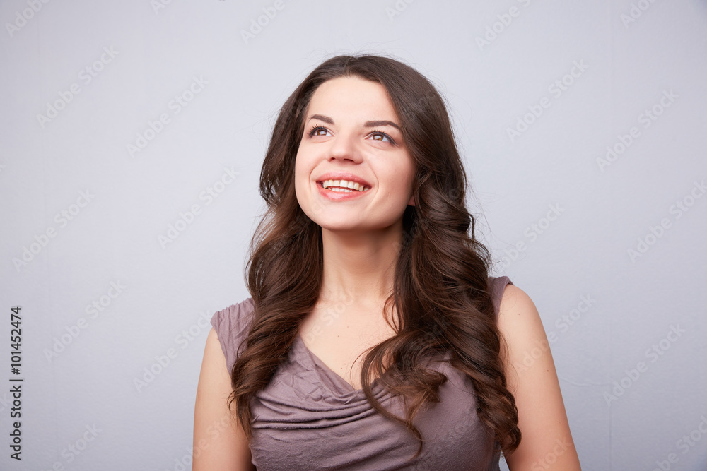 Fototapeta premium girl smiling