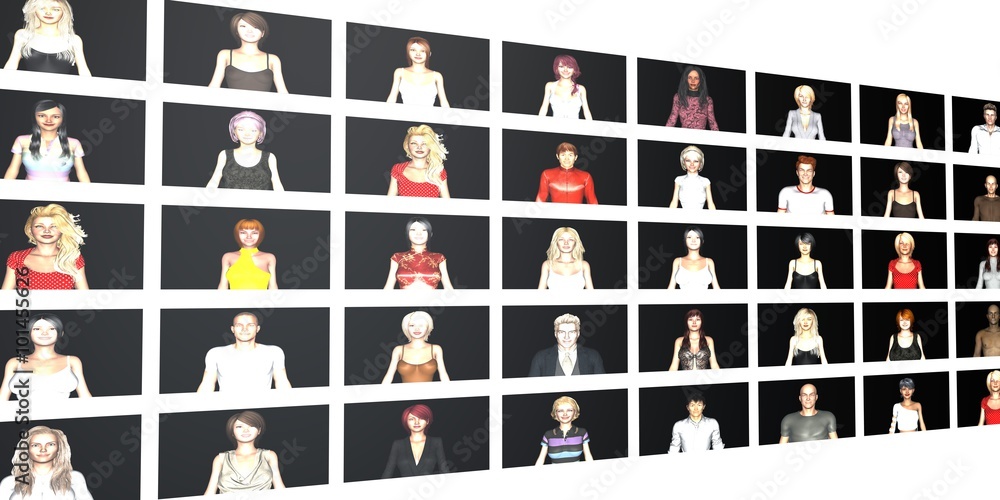 Obraz premium Dating Website