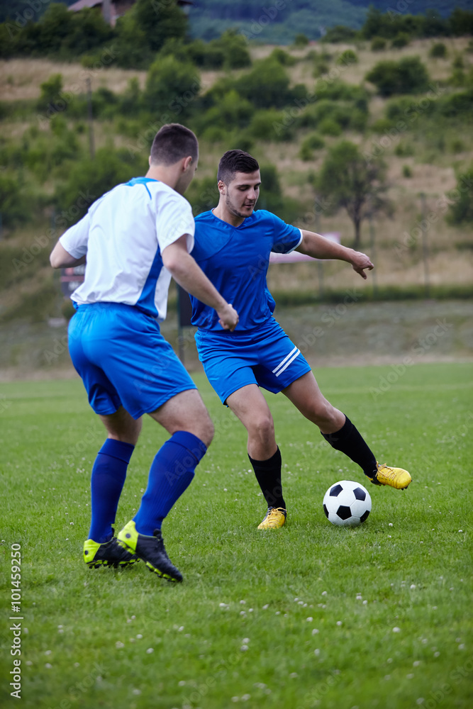 Soccer player  in action 