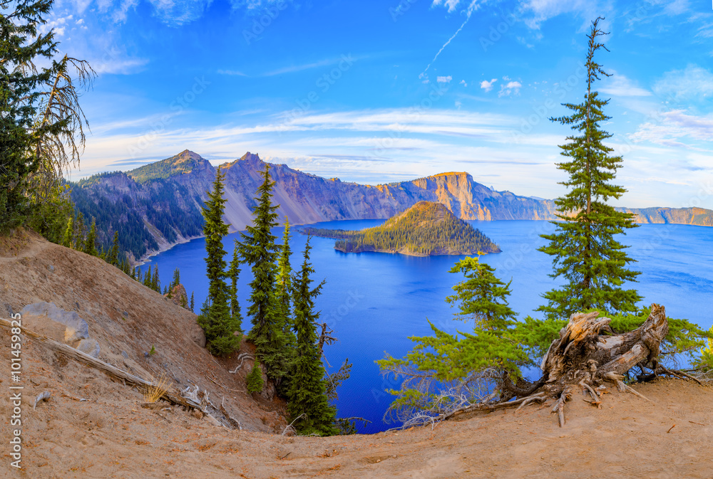 Foto Crater lake view