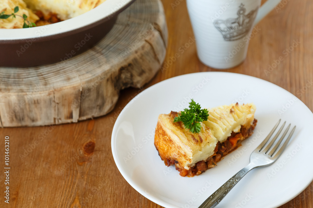 Shepards Pie With A Fork