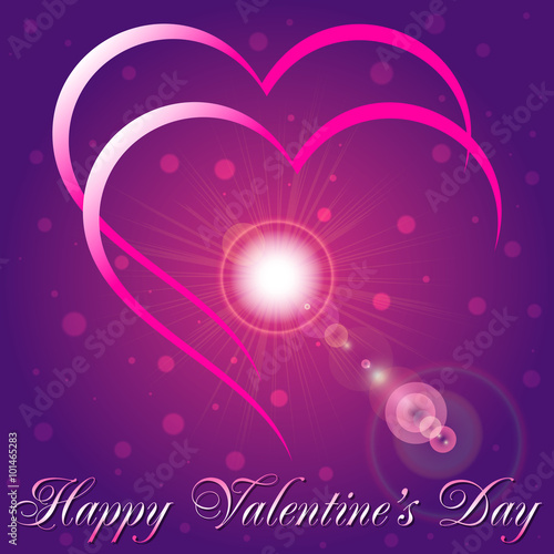 Greeting Card Happy Valentine's Day