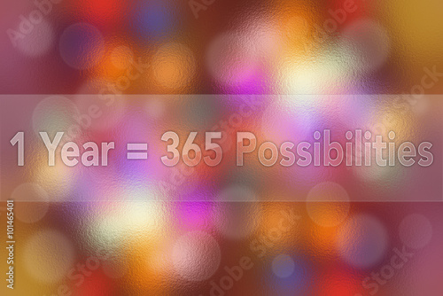 1 Year = 365 Possibilities