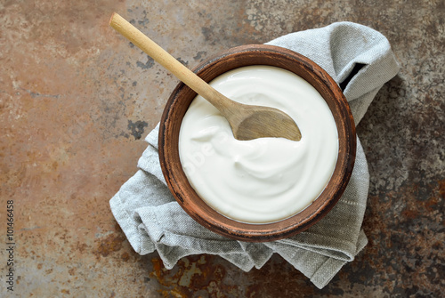 Homemade yogurt or sour cream