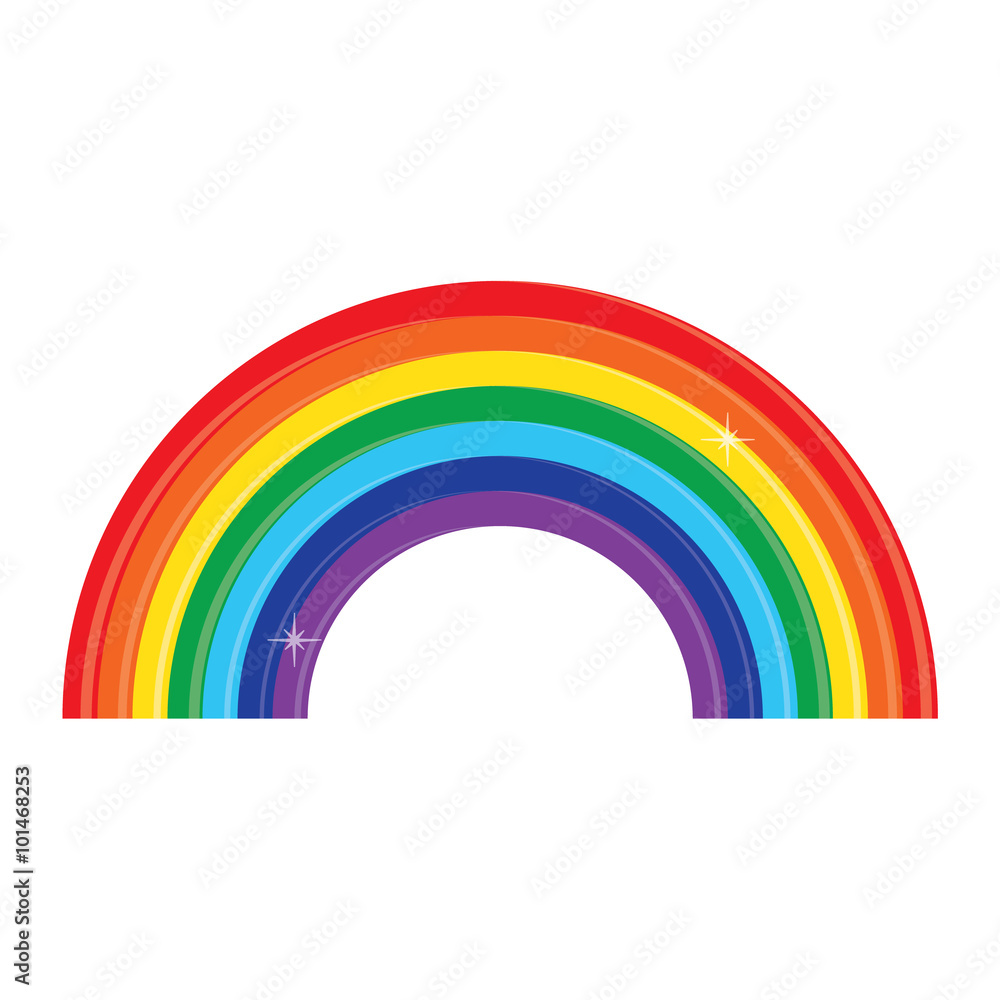 Rainbow vector icon Rainbow vector icon