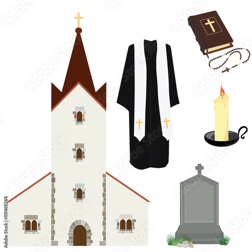 Religion symbols vector