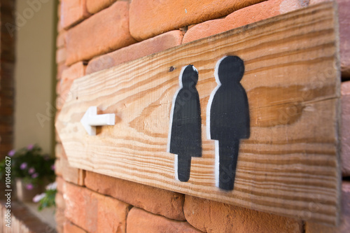 Wallpaper Mural toilet sign Torontodigital.ca