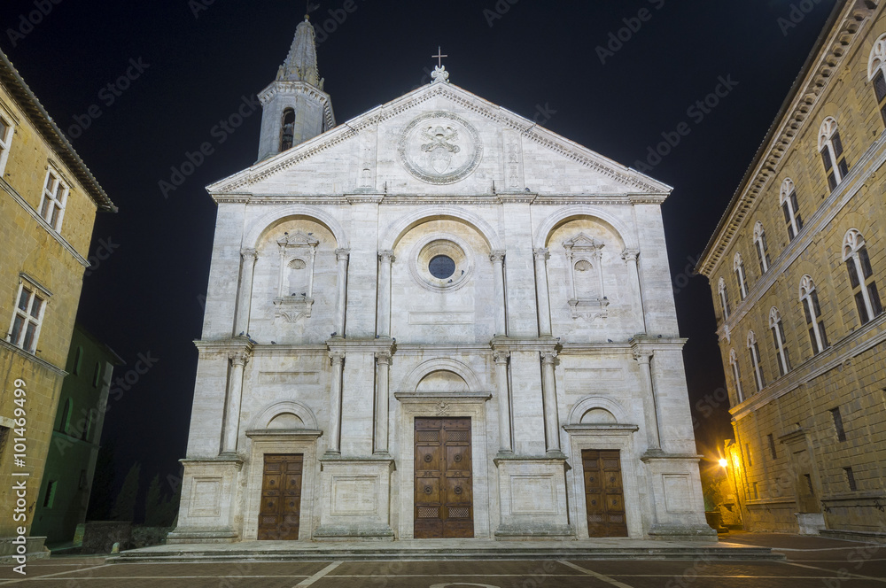 The historic center of Pienza, Tuscany, Italy

