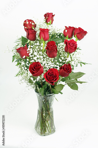 Fototapeta Naklejka Na Ścianę i Meble -  Beautiful Bouquet of Red Roses