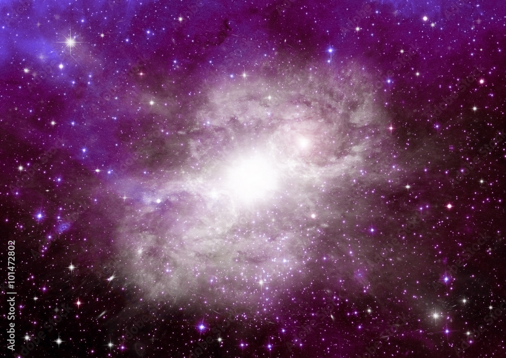 Obraz premium galaxy in a free space