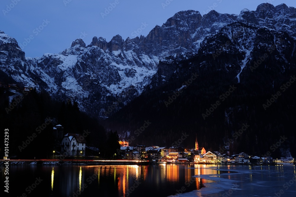 DOLOMITES - The small town of Alleghe DOLOMITES - The small town of Alleghe