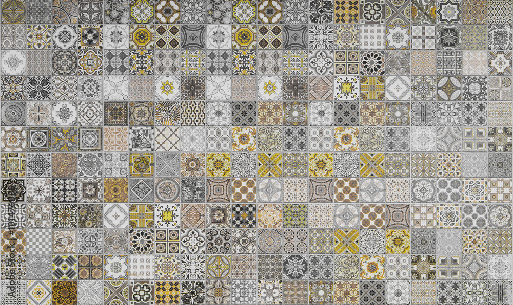 Obraz premium ceramic tiles patterns from Portugal.