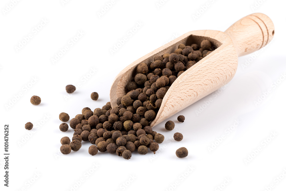 Wooden shovel with black peppercorn Wooden shovel with black peppercorn