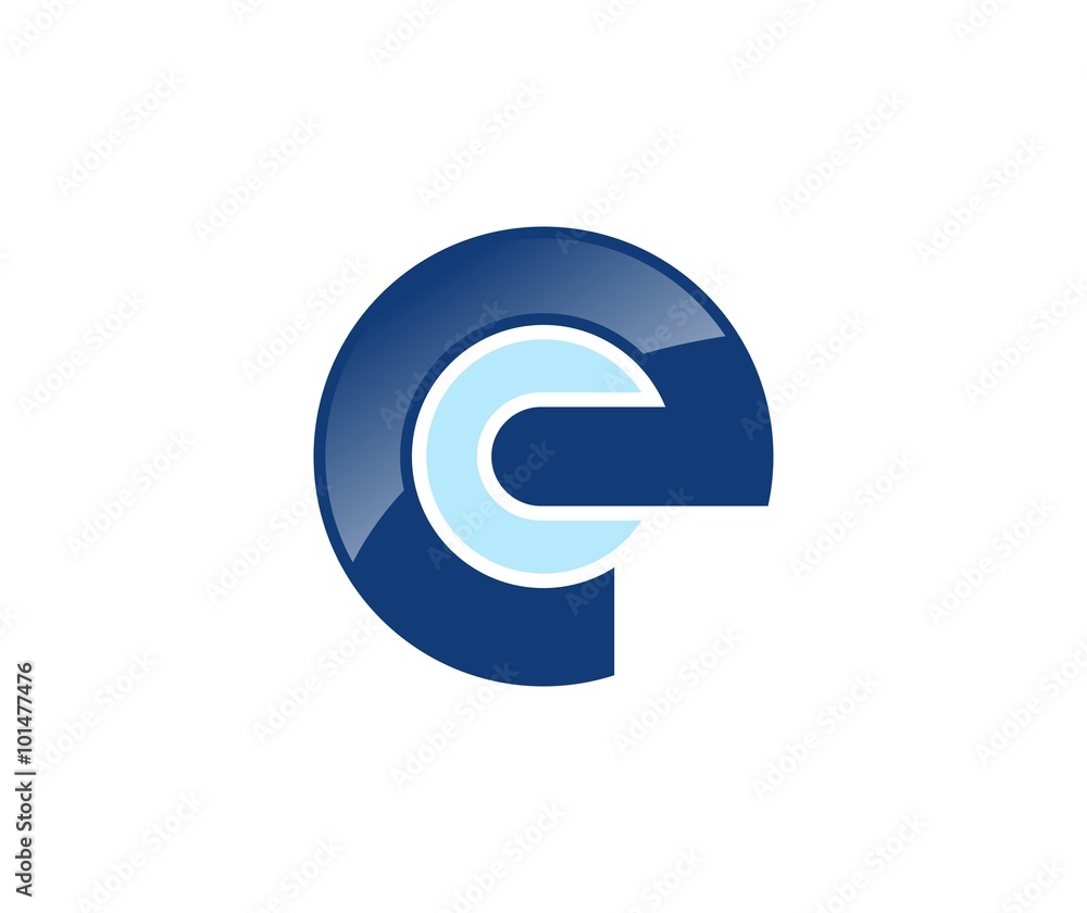 Letter e logo Letter e logo