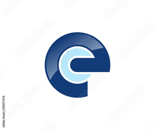 Letter e logo