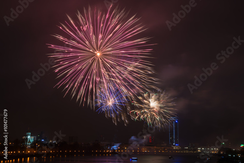 Fireworks over the city © Alexander Gogolin