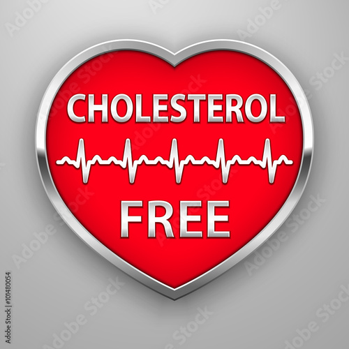 cholesterol free, heart shaped plate in silver frame