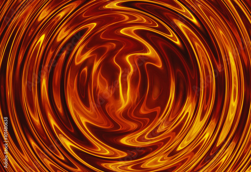 twirl of bright explosion flash. fire burst