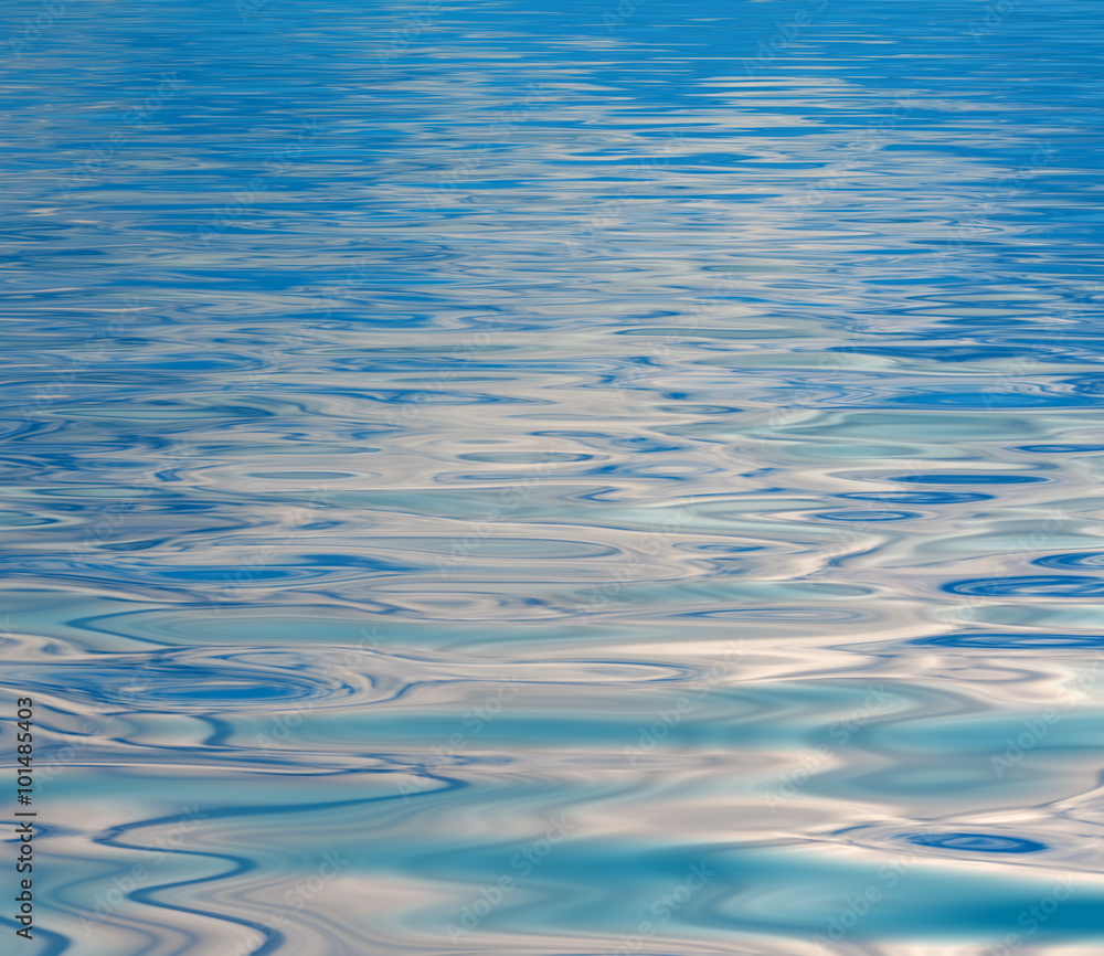 Surface Rippled of water with with reflection