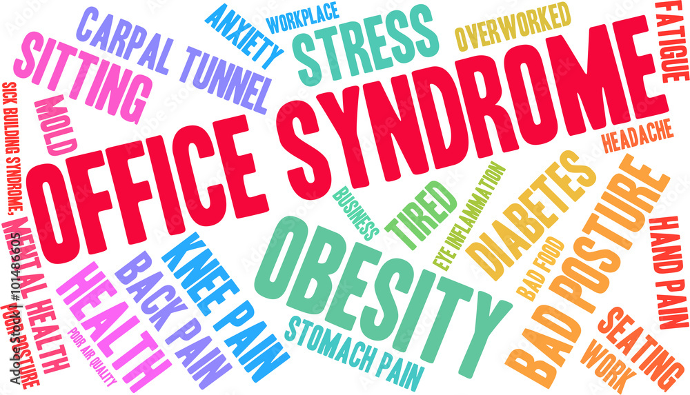 Office Syndrome Word Cloud