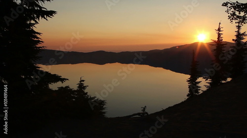 Crater Lake 06 Timelapse Sunrise x30 photo