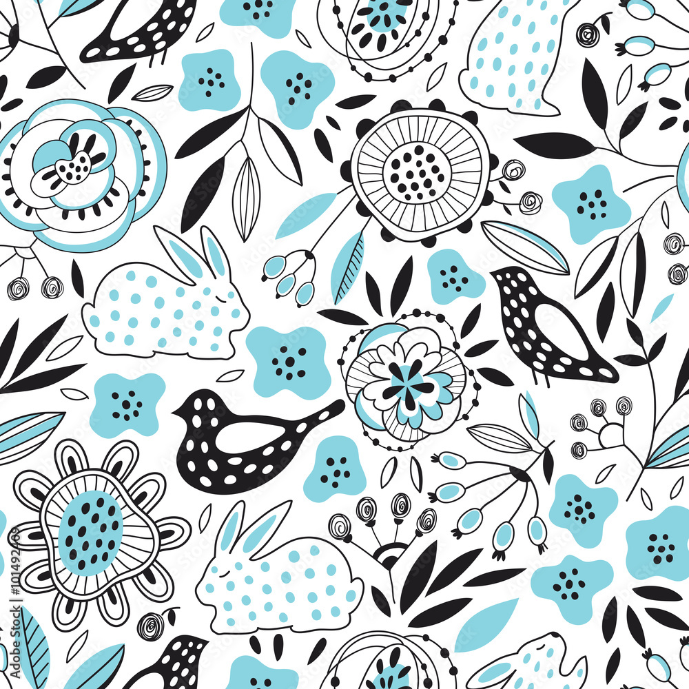 Seamless floral pattern Seamless floral pattern