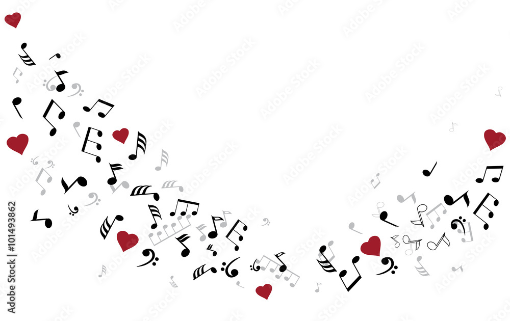 Obraz premium Musical Notes
