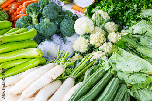 Vegetable food market