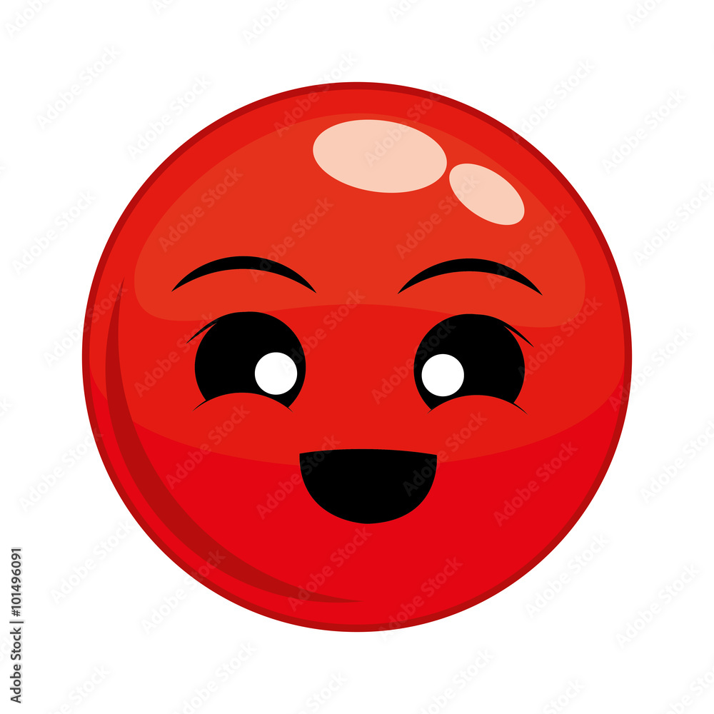 Funny cartoon face Funny cartoon face
