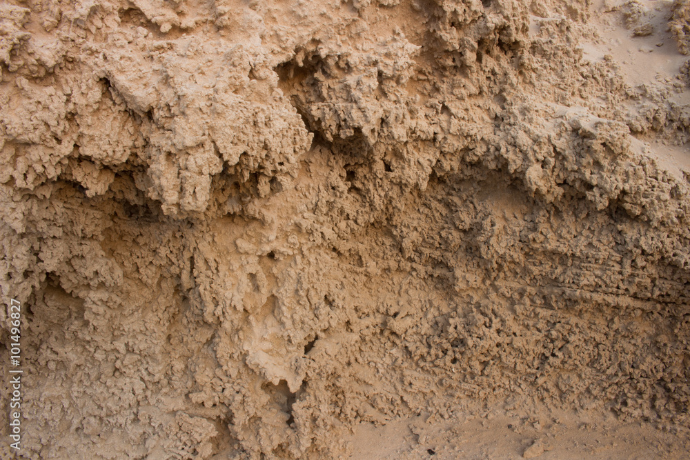 Patterns of sea sand