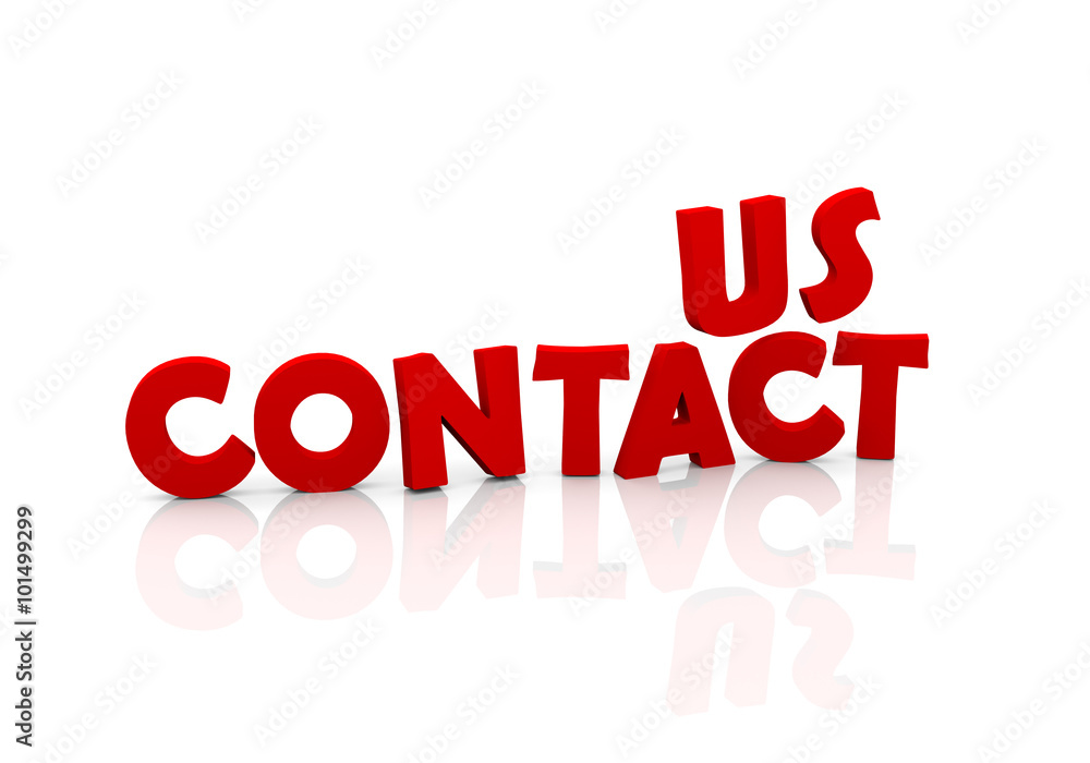 3d text contact us 3d text contact us