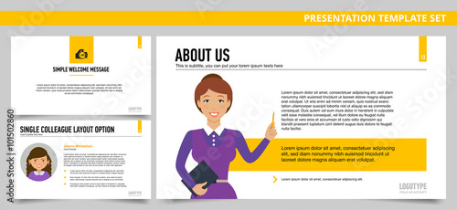 Presentation template set 19