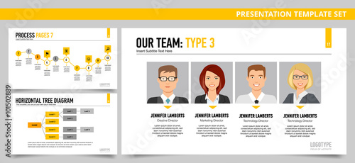Presentation template set 22