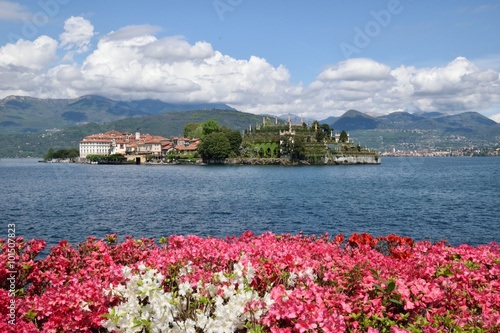 Lago Maggiore and Isola Bella in springtime, Italy 