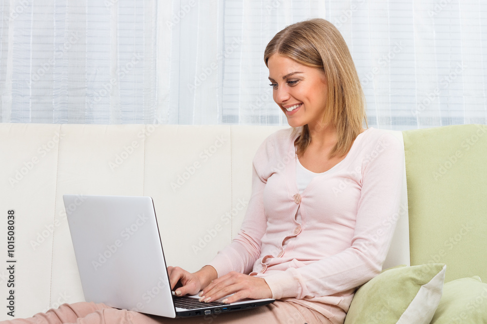 Woman using laptop Woman using laptop